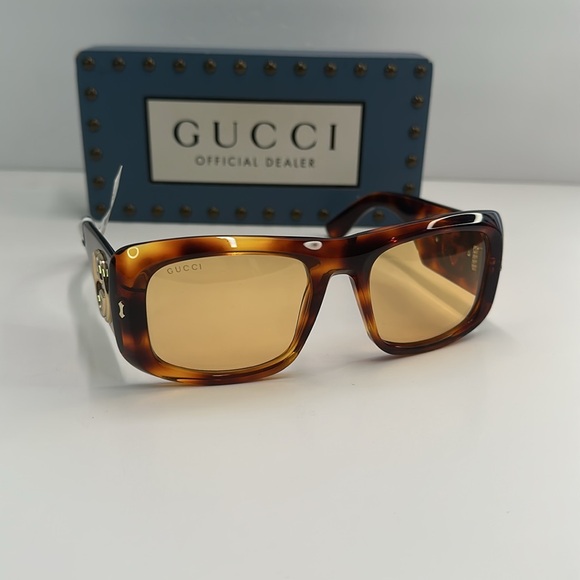 Men New favorite Authentic Gucci GG1251S 002 56 - Havana sunglasses - Picture 7 of 17